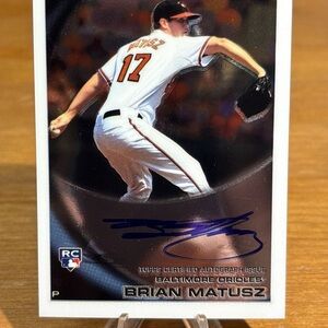 2010 Topps Chrome - Brian Matusz #210 Rookie Autographs (AU, RC)